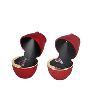 Creative Roses Shape LED Light Jewelry Packing Box Ring Ornament Storage Gift Box