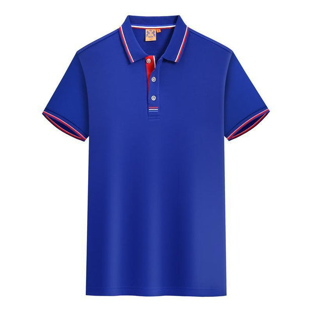 Summer Lapel Short Sleeve Polo Shirt