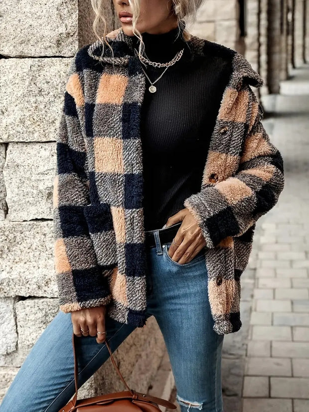 Fashionable And Versatile Polyester Fiber Women's Coat