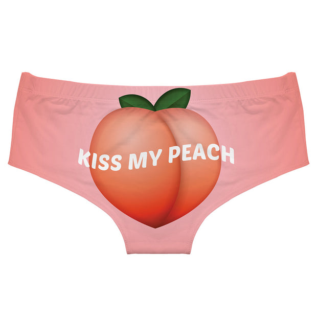 Alphabet Cartoon Tentacle Printed Seamless And Breathable Women's Underwear