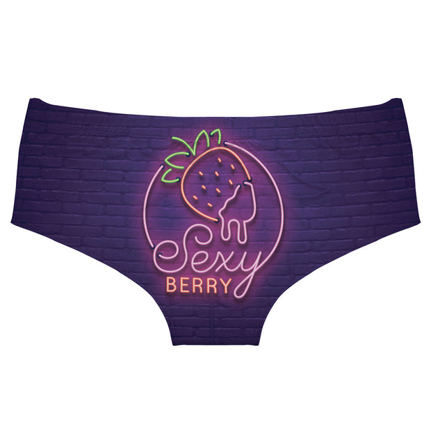 Alphabet Cartoon Tentacle Printed Seamless And Breathable Women's Underwear