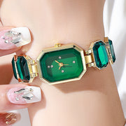 Stone Color Emerald Niche High-grade Affordable Luxury Bracelet