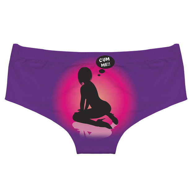 Alphabet Cartoon Tentacle Printed Seamless And Breathable Women's Underwear