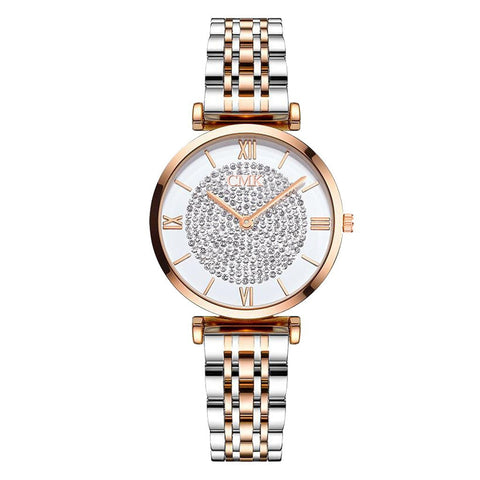 Stylish Graceful Simple Gold Quartz Watch