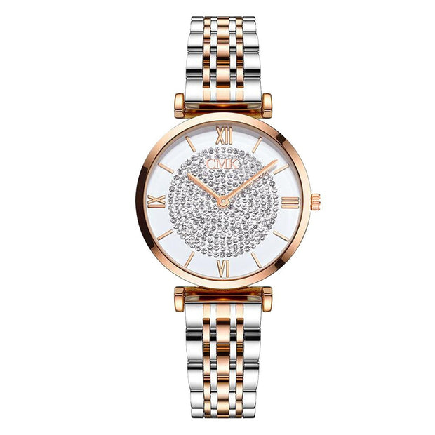 Stylish Graceful Simple Gold Quartz Watch