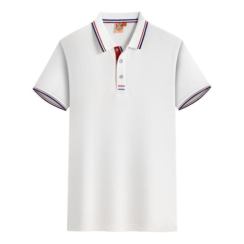 Summer Lapel Short Sleeve Polo Shirt