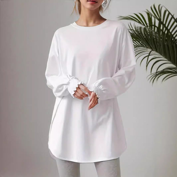 Loose Casual Long Sleeves Versatile Top